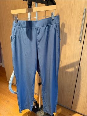 Eddie Bauer Slate Blue Active Ankle Pants